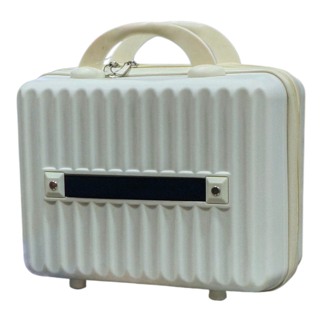 Mini Suitcase Style Storage Bag With Zip Closure