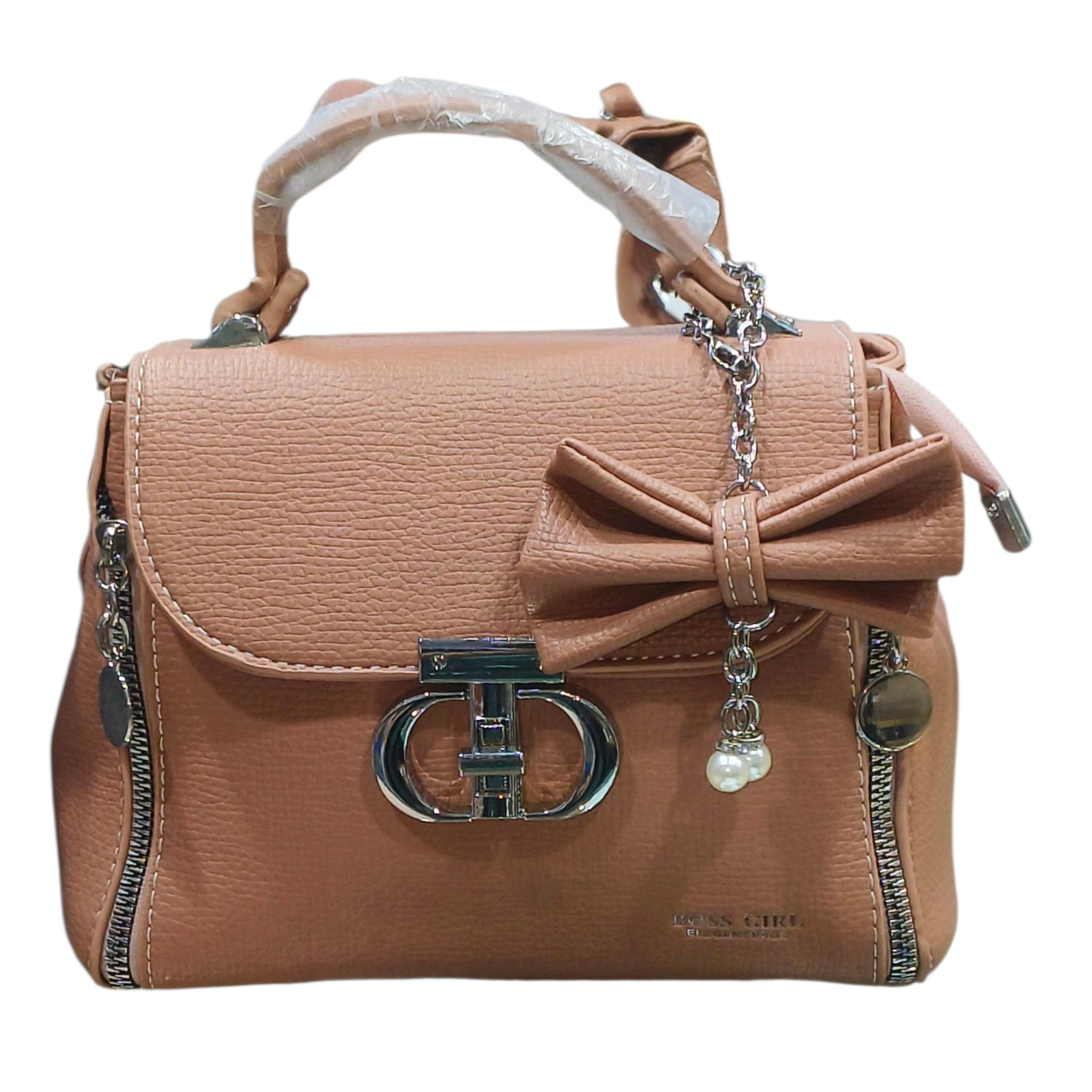 Boss Girl Modern Sling Bag With Top Handle