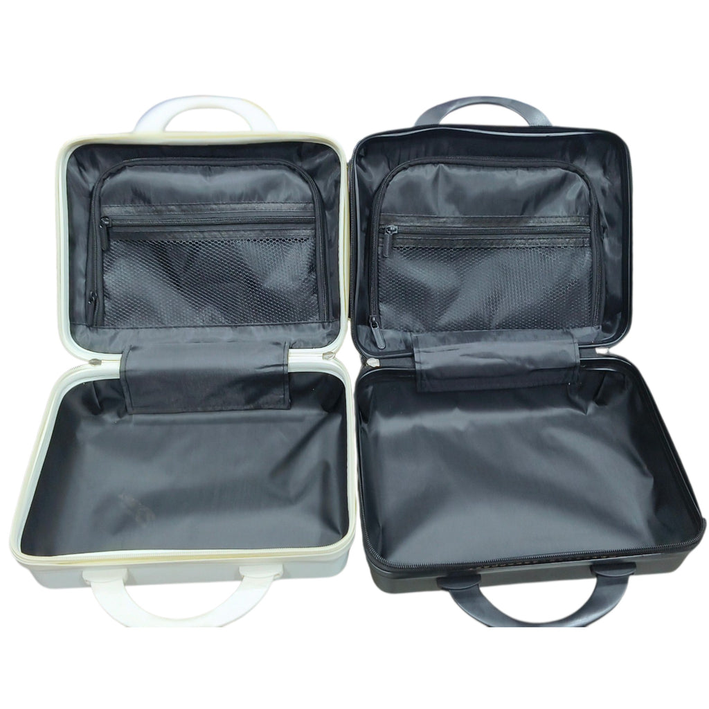 Mini Suitcase Style Storage Bag With Zip Closure