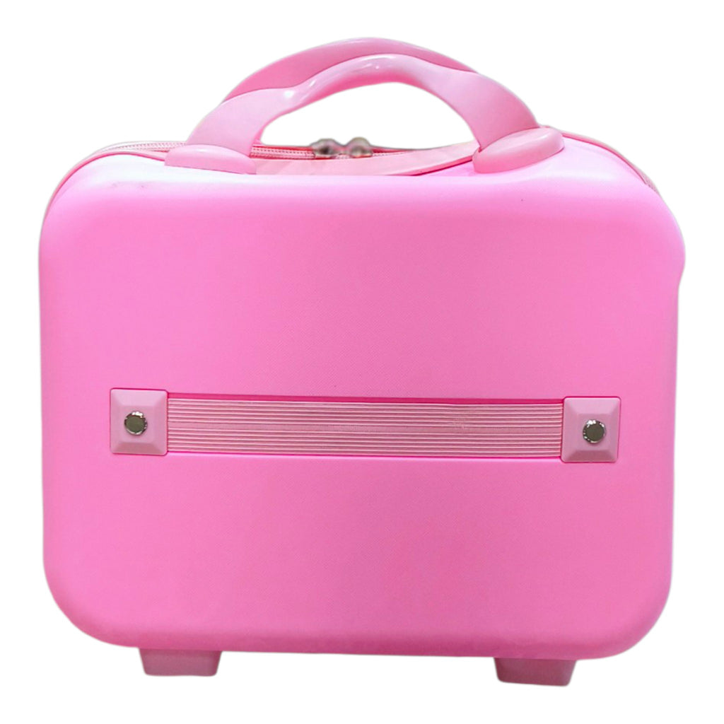 Pastel Mini Suitcase Storage Bag With Zip Closure