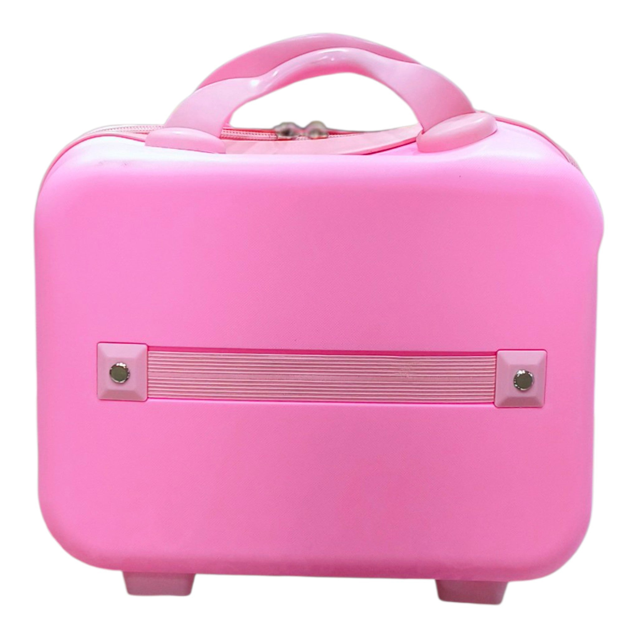 Pastel Mini Suitcase Storage Bag With Zip Closure