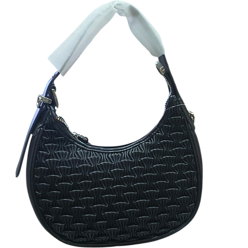 Textured Stylish Shoulder Bag with Sling Strap for Women