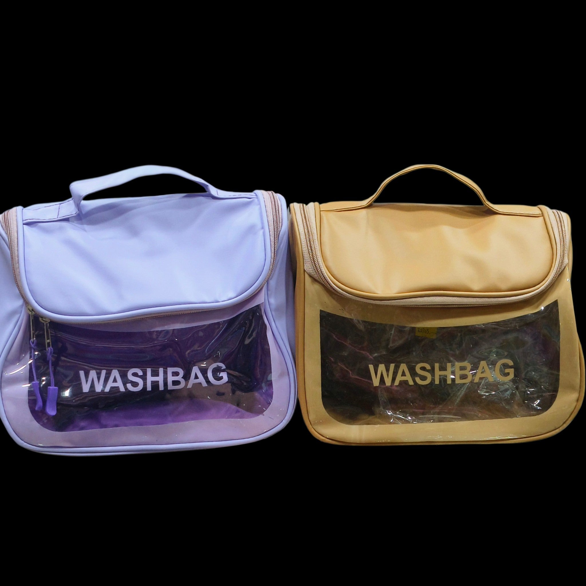 Transparent Waterproof Washbag With Netted Organizer Pockets