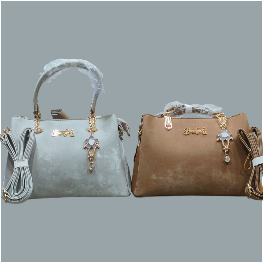 Velvet Stylish Handbag with Chain Strap for Women