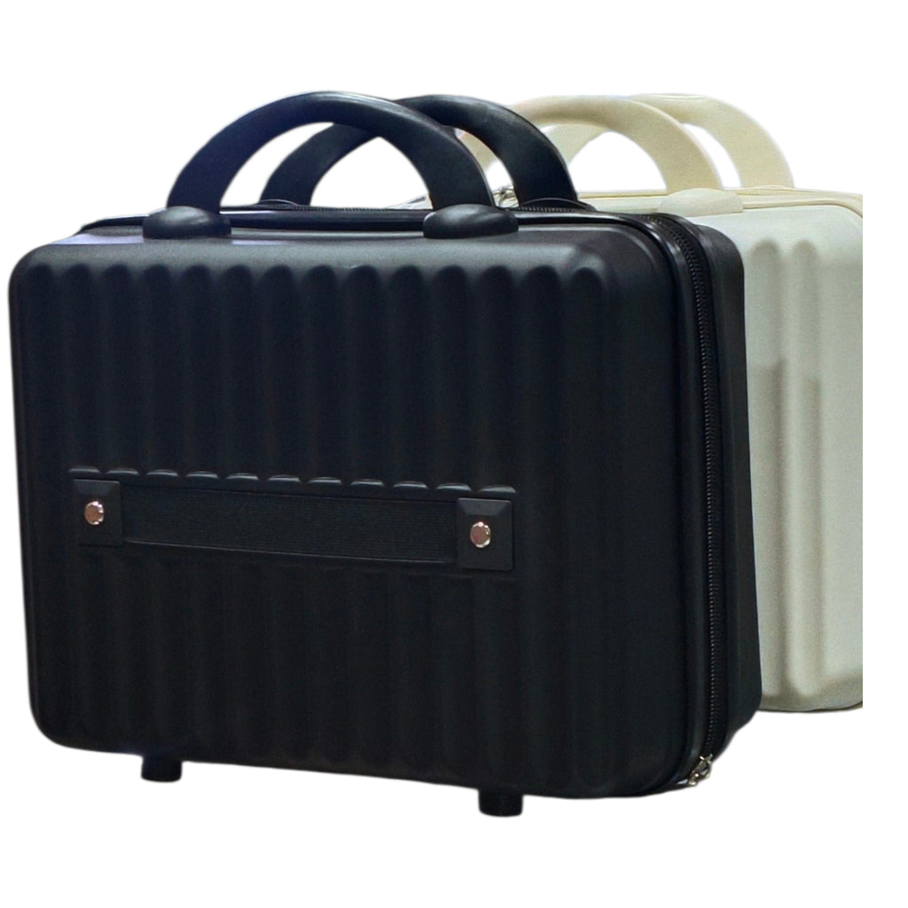 Mini Suitcase Style Storage Bag With Zip Closure