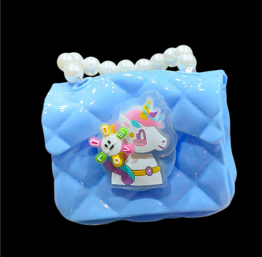 Cute Charm Mini Plastic Handbag For Kids