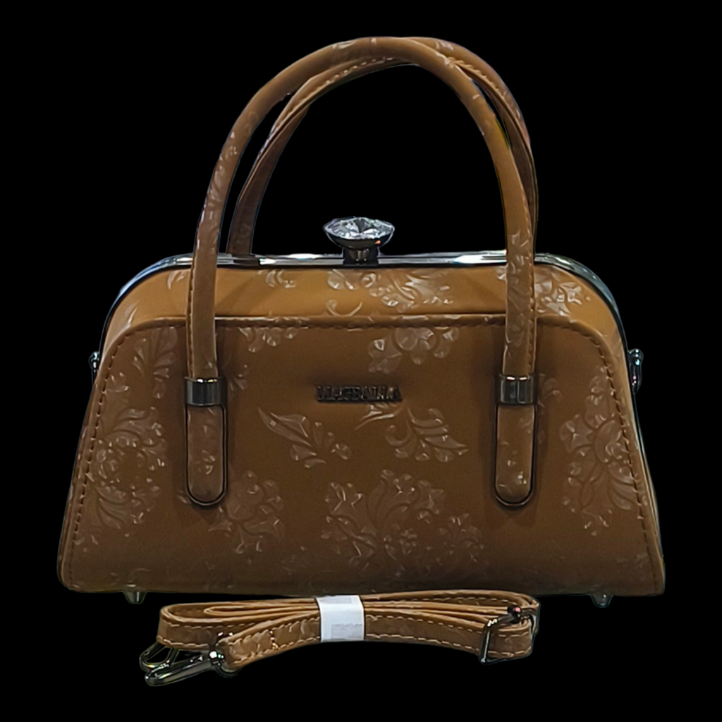 Floral Embossed Stylish Clutch Handbag for Women