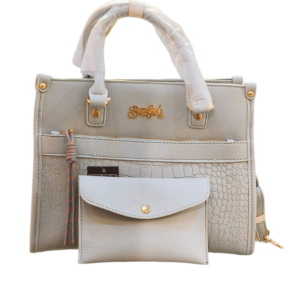 Sky Blue 2-in-1 Handbag Set with Wallet for Women