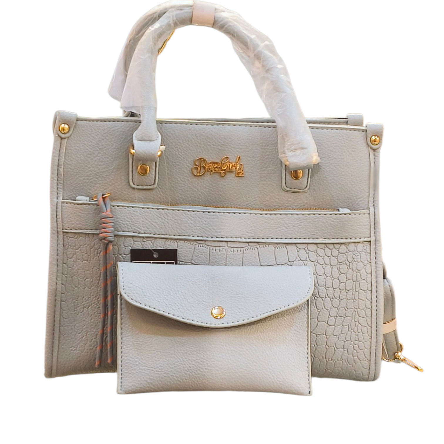 Sky Blue 2-in-1 Handbag Set with Wallet for Women