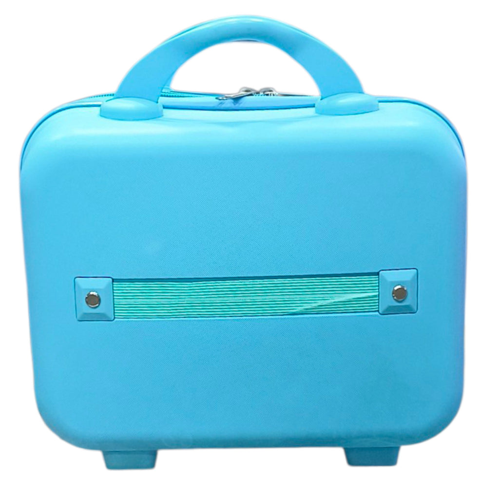 Pastel Mini Suitcase Storage Bag With Zip Closure