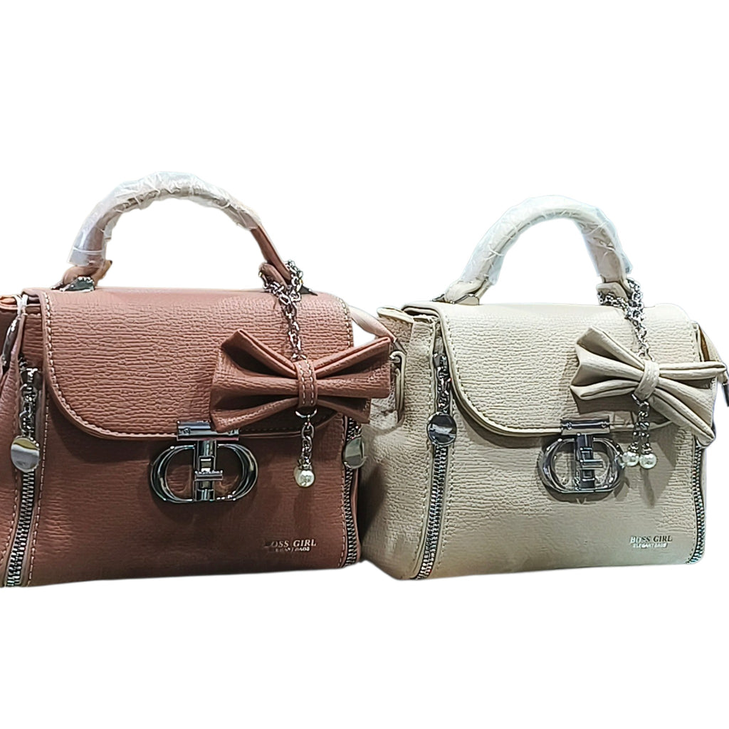 Boss Girl Modern Sling Bag With Top Handle